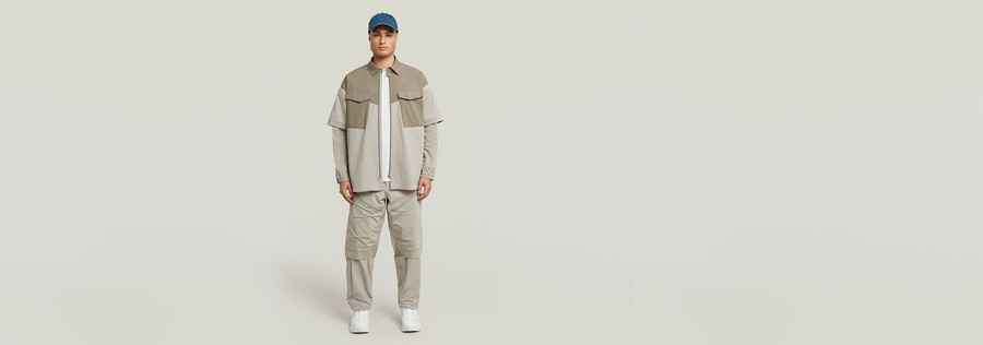 pantaloni da tuta larghi con cintura 3d