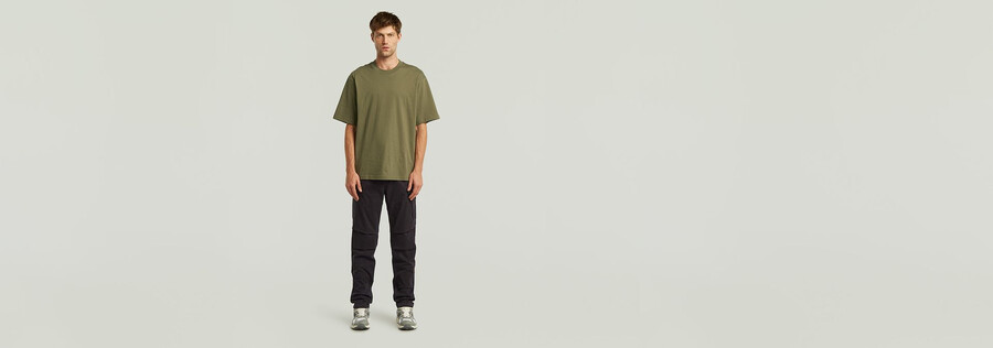 pantaloni roxic zip straight tapered
