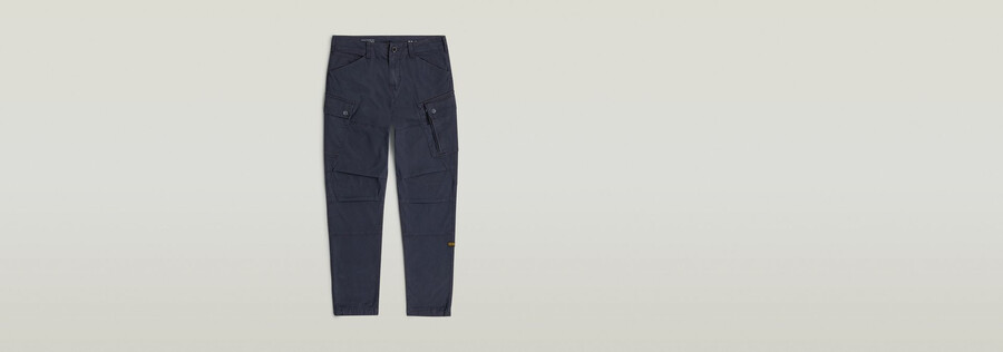 pantaloni roxic zip straight tapered