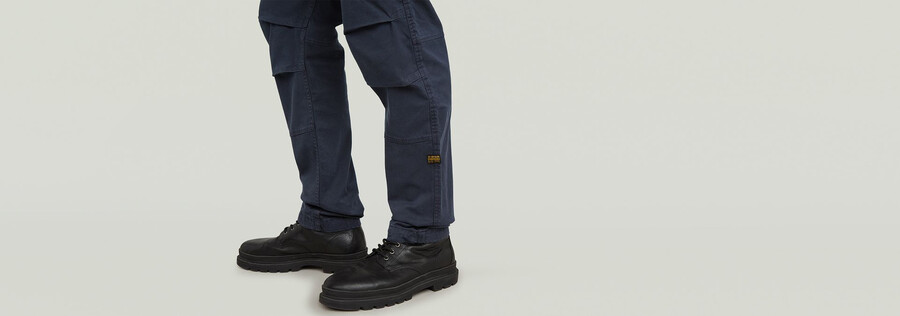 pantaloni roxic zip straight tapered
