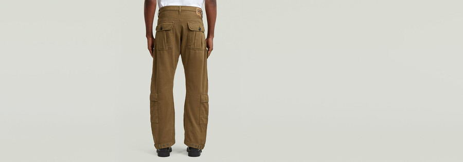 pantaloni cargo larghi bend 3d