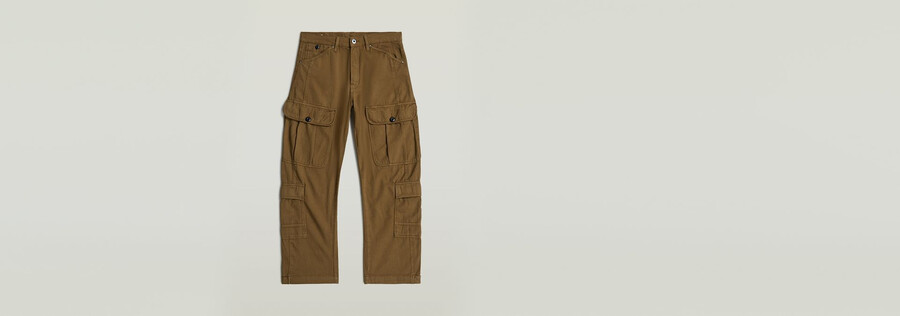 pantaloni cargo larghi bend 3d