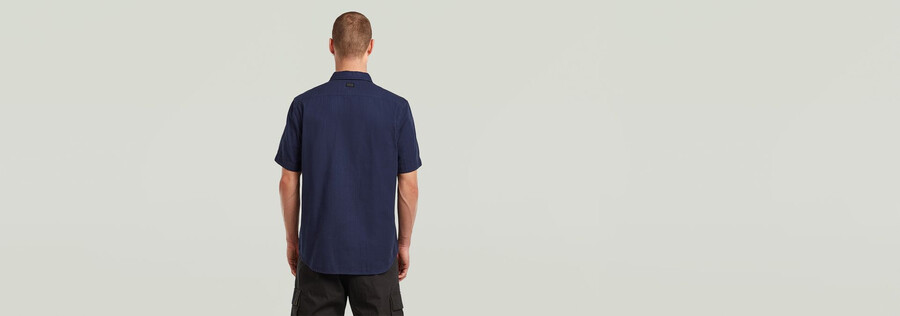 camicia slim marina