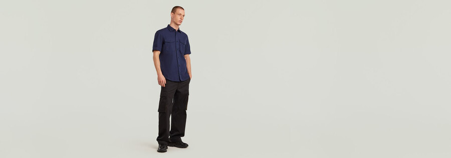camicia slim marina
