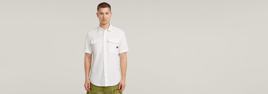 camicia slim marina