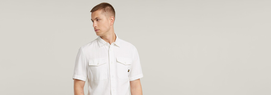 camicia slim marina