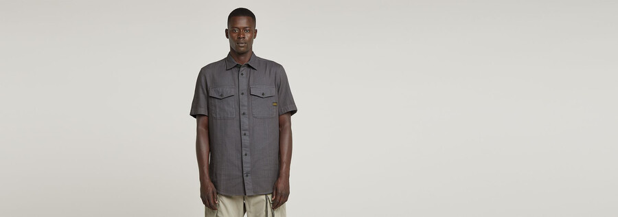 camicia slim marina