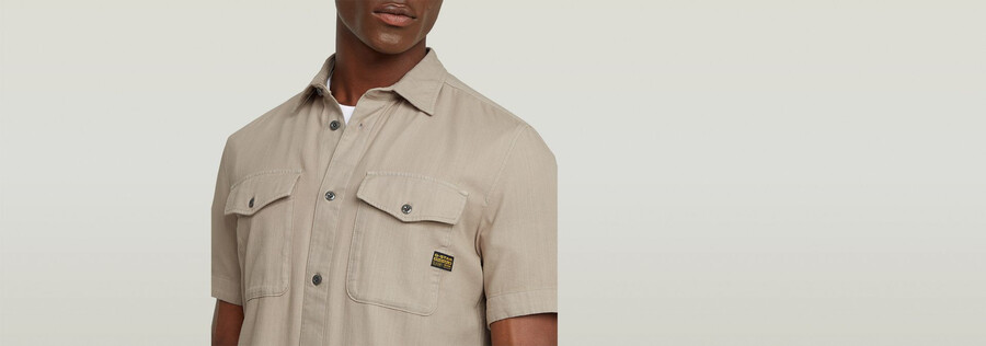 camicia slim marina