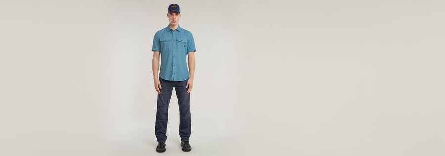camicia slim marina