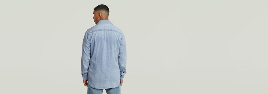 camicia in denim dakota slim