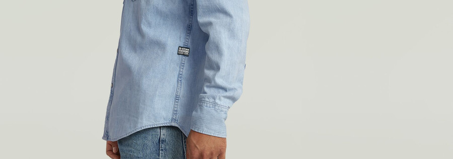camicia in denim dakota slim