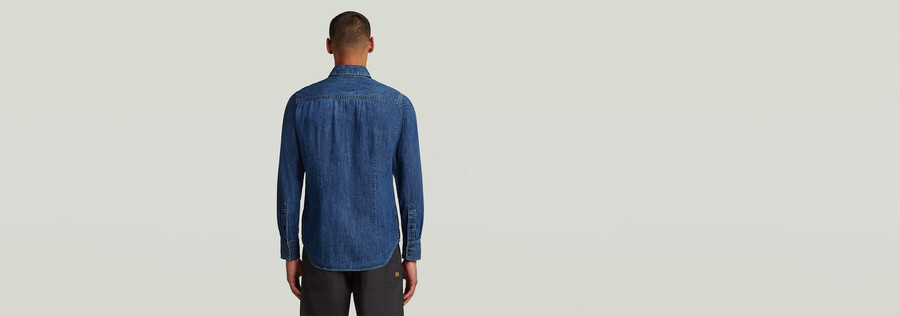 camicia in denim dakota slim