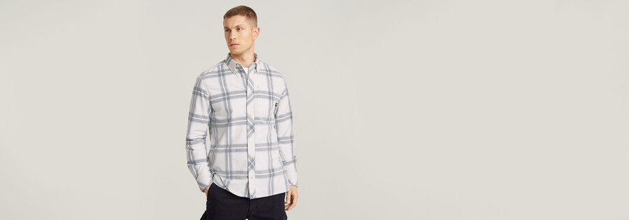 camicia regolare con una tasca