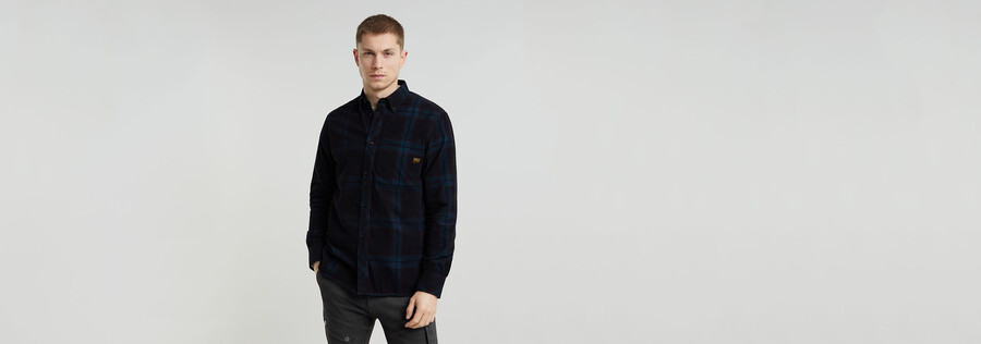 camicia regolare con una tasca