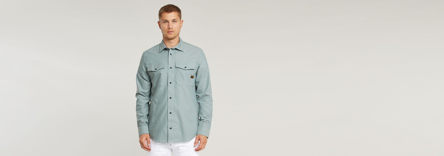camicia slim marina