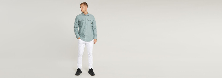 camicia slim marina