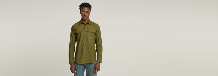 camicia slim marina