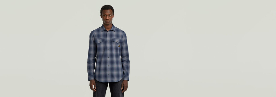 camicia slim marina