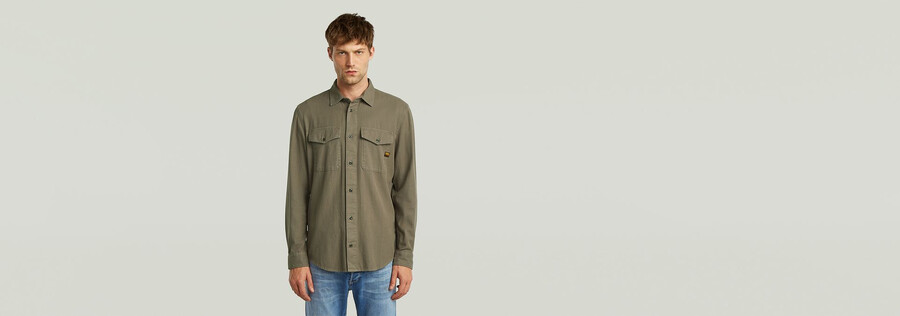 camicia slim marina