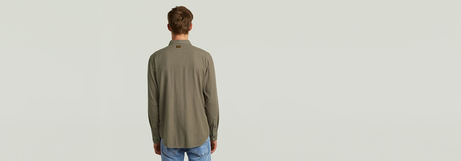 camicia slim marina