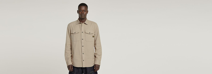 camicia slim marina
