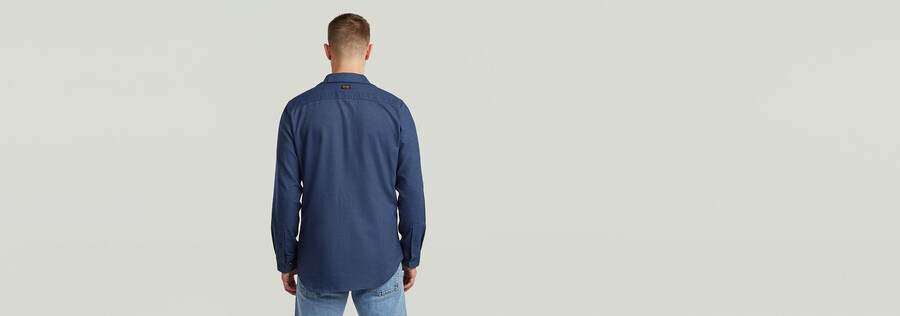 camicia slim marina