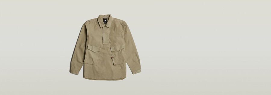 camicia anorak relaxed