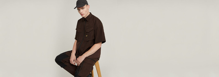 camicia modulare rilassata