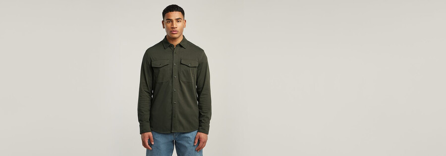 maglia con tasche marine