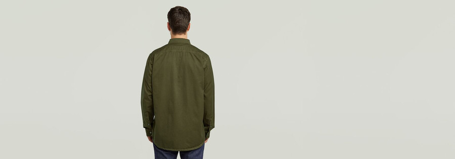camicia regolare con una tasca