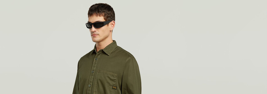 camicia regolare con una tasca