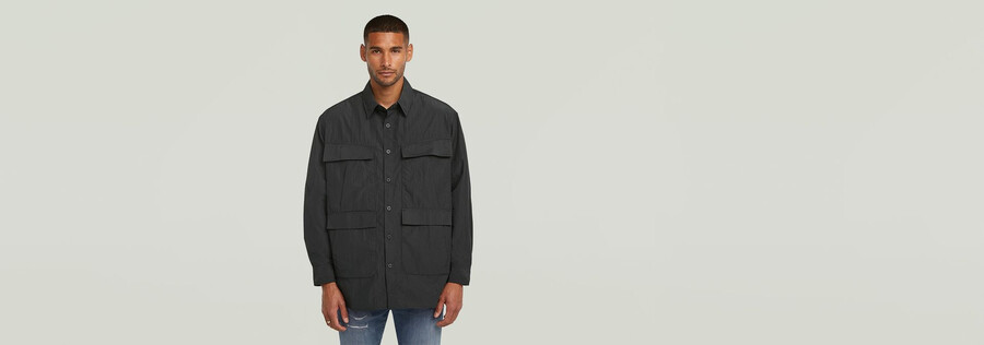 camicia cargo rilassata
