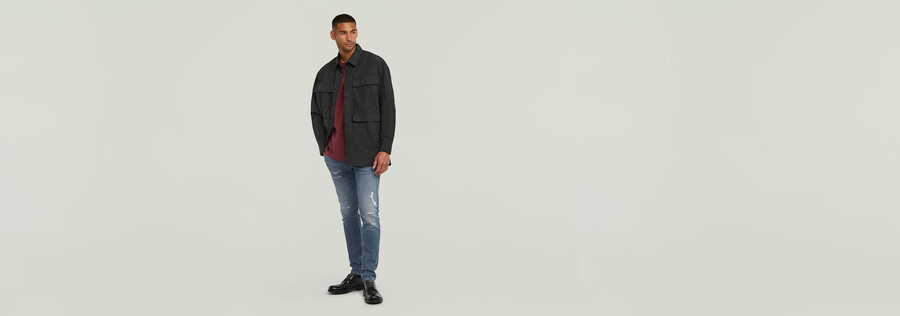 camicia cargo rilassata