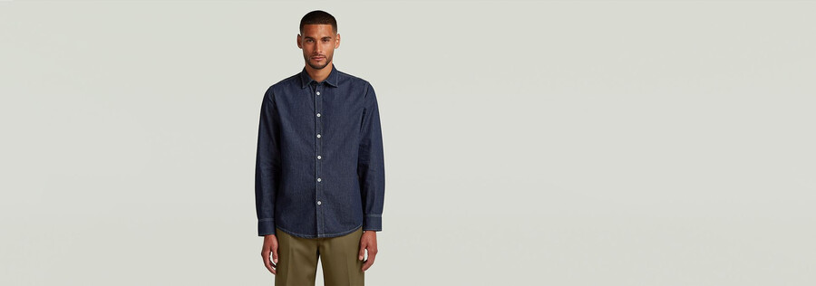 camicia pulita e sottile