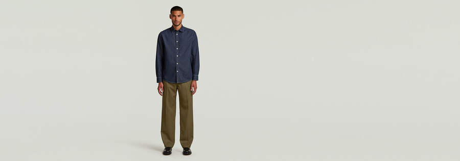 camicia pulita e sottile