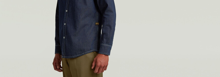 camicia pulita e sottile