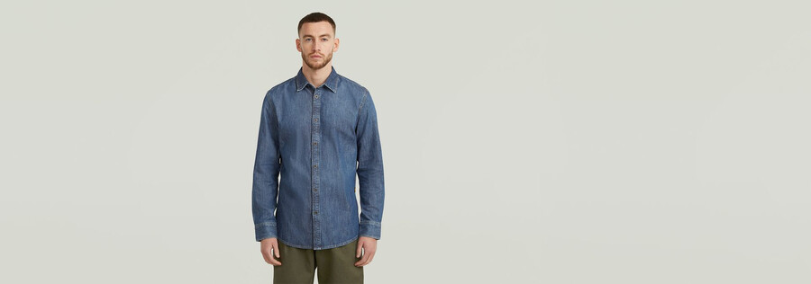 camicia pulita e sottile