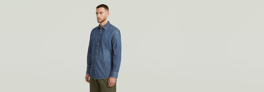 camicia pulita e sottile