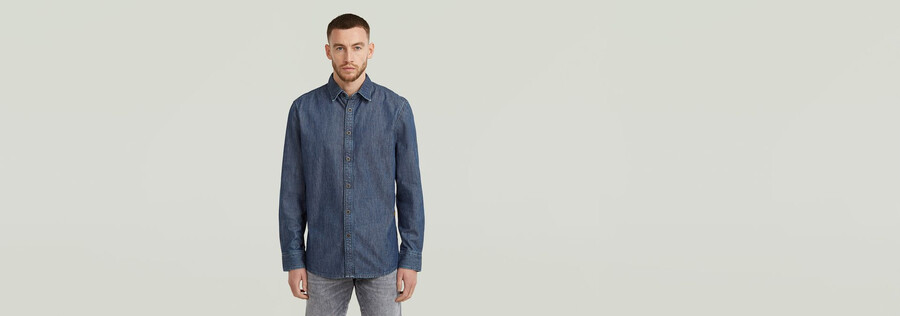 camicia pulita e sottile
