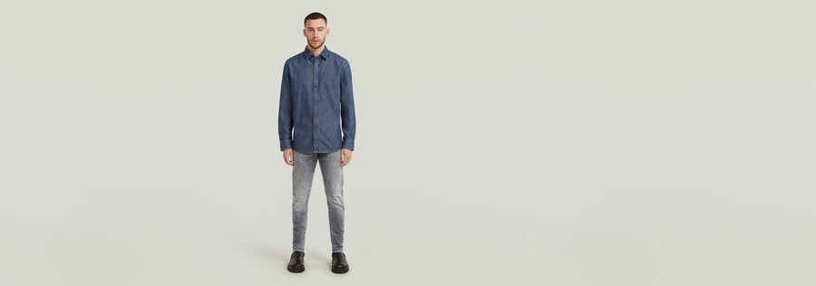 camicia pulita e sottile