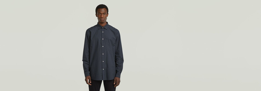 camicia regolare con una tasca