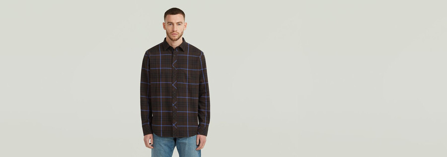 camicia regolare con una tasca