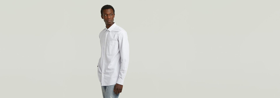 camicia regolare con una tasca