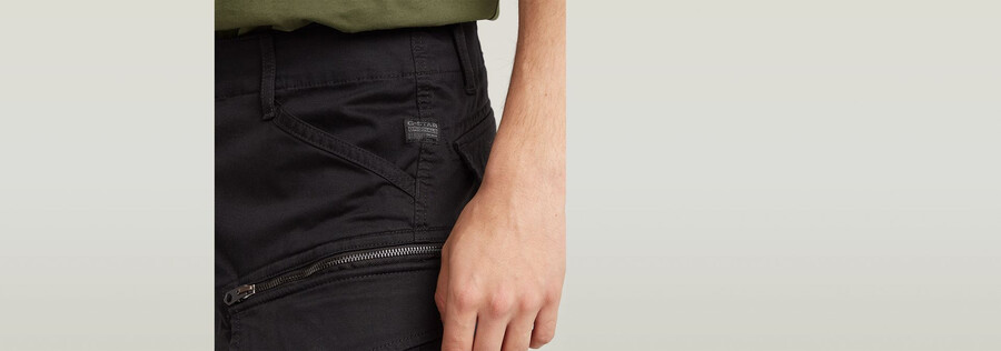 pantaloncini rovic zip relaxed