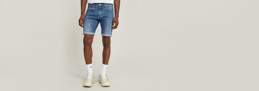 3301 pantaloncini di jeans aderenti