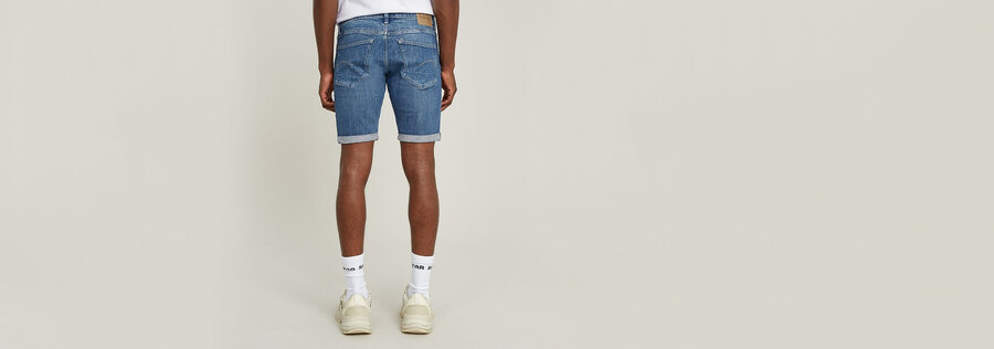 3301 pantaloncini di jeans aderenti