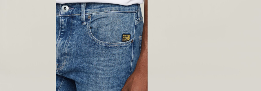 3301 pantaloncini di jeans aderenti