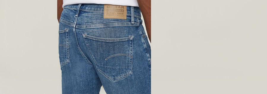 3301 pantaloncini di jeans aderenti