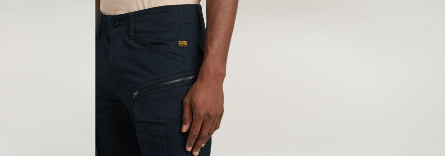 pantaloncini rovic zip regular