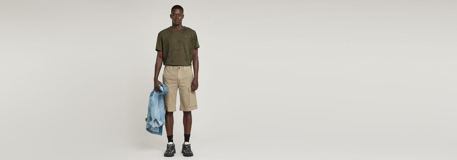 pantaloncini cargo regolari core